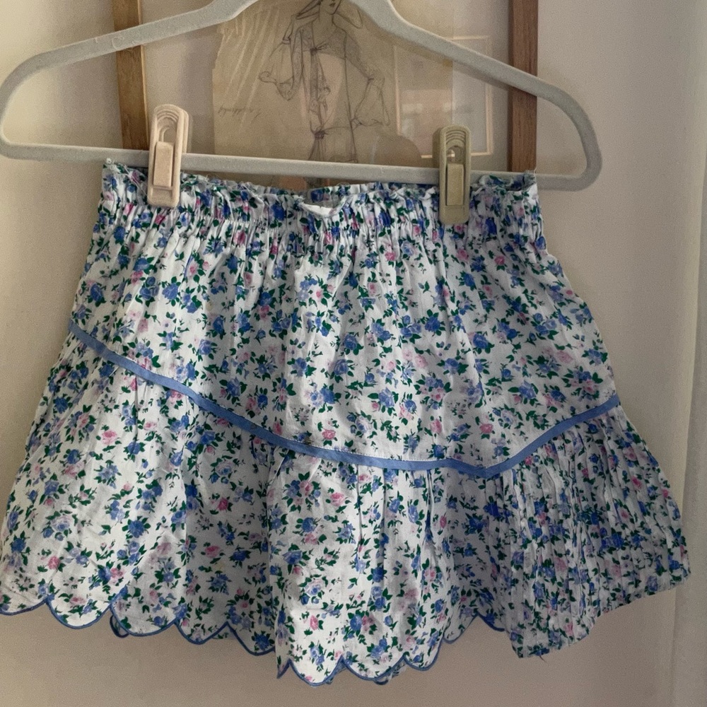 LoveShackFancy Ruffle Mini Skirt